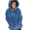 Royal blue Teddy fleece Hoodie