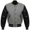 Black Grey Varsity jackets